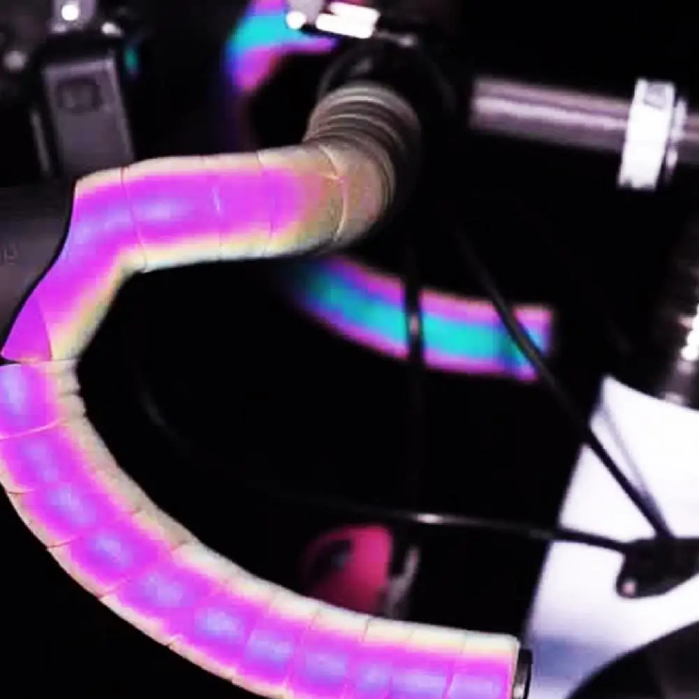 

2pcs Cycling Road Bike Handlebar Tape Racket Tape Anti-slip Bicycle Handle Bar Tape Wrap Guidoline Fixing Strap Bike Accessories