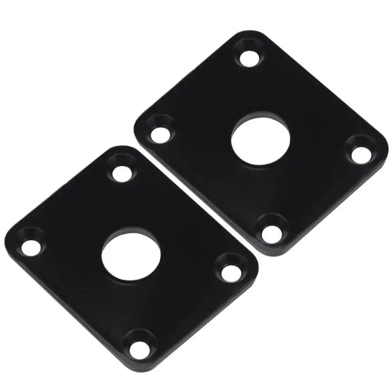 2 шт. гитары Выход разъем квадратный Пластик пластины для LP бас гитары|Детали и