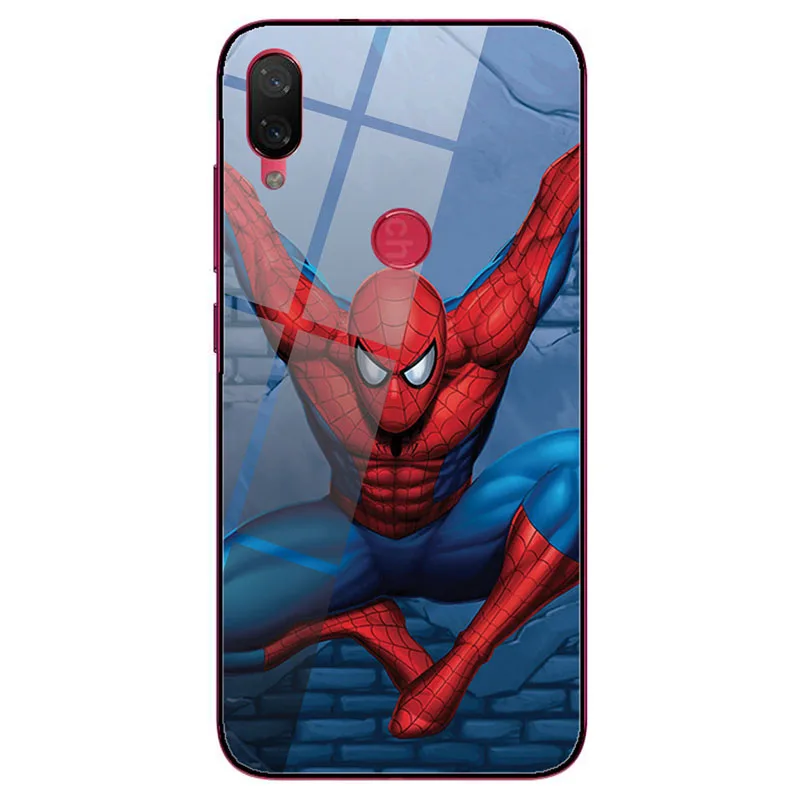 Роскошный 3D чехол из закаленного стекла с изображением звездного неба для Xiaomi Play