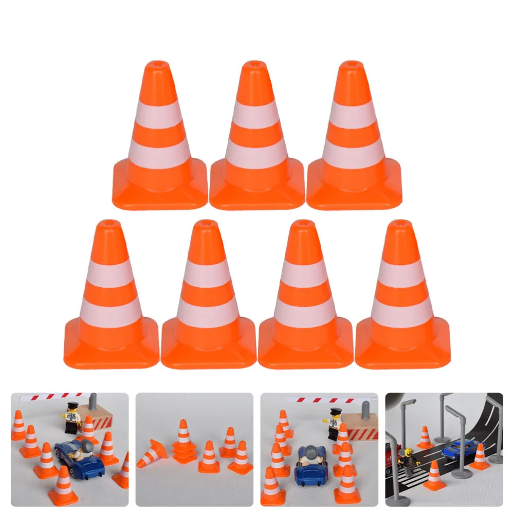 

7pcs Exquisite Roadblock Toys Traffic Sign Toys Children Educational Toys