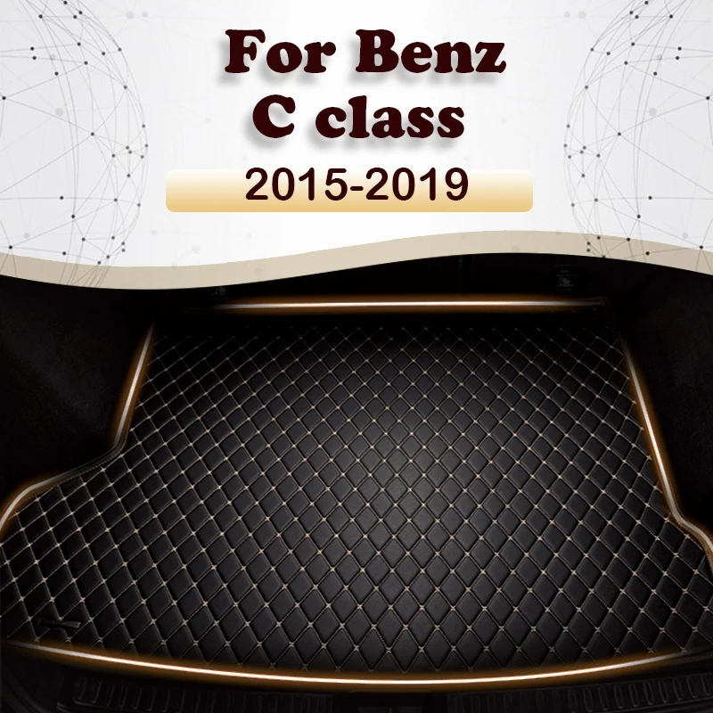 

Car trunk mat for Benz C class S205 Station wagon 2015 2016 2017 2018 2019 Cargo Liner Carpet Interior Parts Accessories Cover