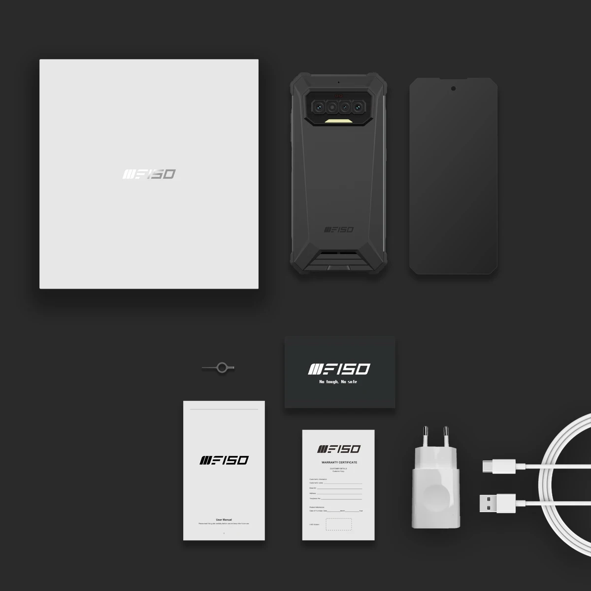 IIIF150 R2022 64MP+20MP 6.78'' FHD 90Hz Smartphone IP68/69K Waterproof NFC Rugged Phone G95 8GB+128GB 8300mAh  AF Night Vision