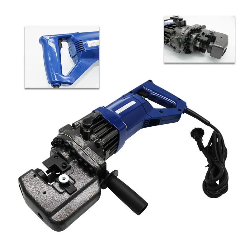 Портативный электро гидравлический штамповочный станок угловой стальной