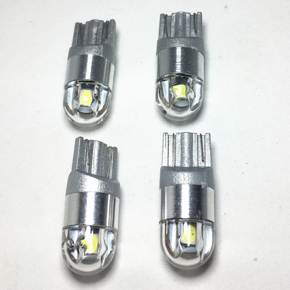 

4 шт., автомобисветильник светодиодсветодиодный лампы W5W, T10, 192, 501, 3030 SMD