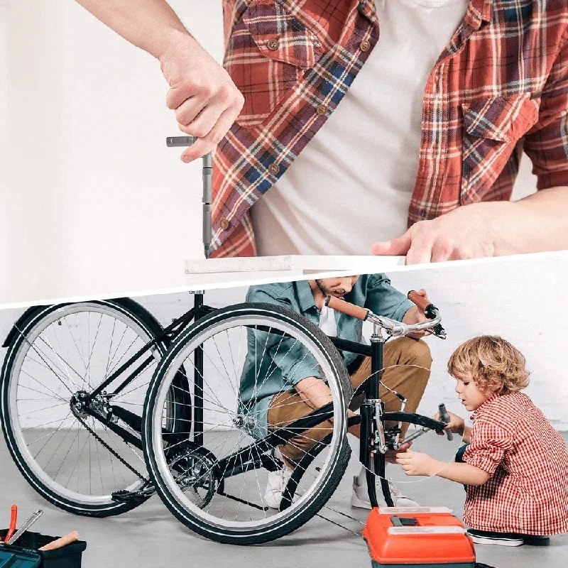 

1 set Rotating Screwdriver Kit 24pcs Household Multifuctional Ratchet Screwdriver Set with Detachable Handle TB Sale