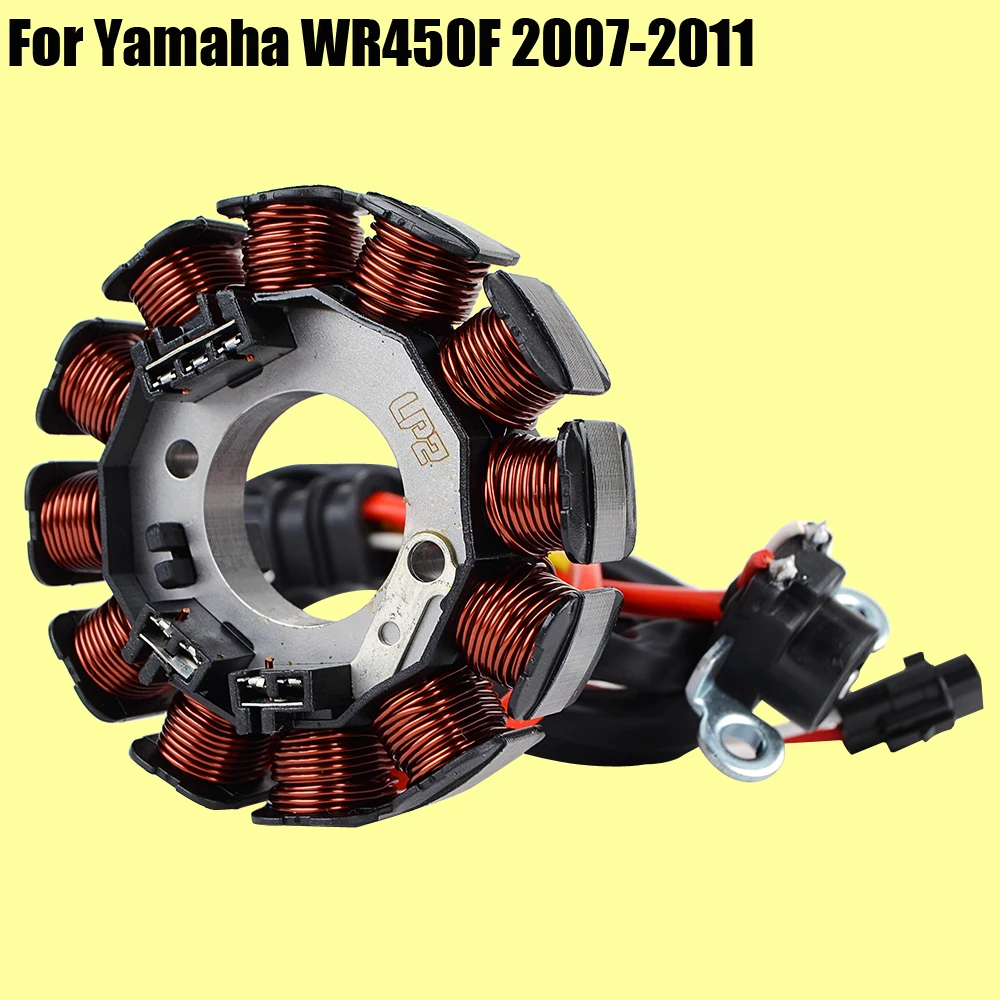 

Stator Coil for Yamaha WR450F 2007 2008 2009 2010 2011 5TJ-81410-40 5TJ-81410-50 5TJ-81410-51 Generator Coil WRF WR 450F 450 F