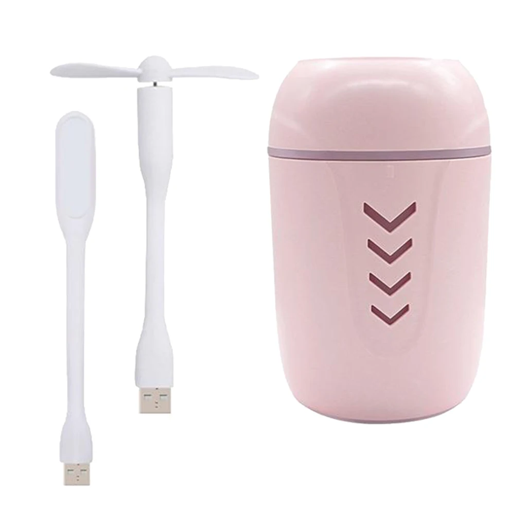 Портативный мини-увлажнитель USB 200 мл малошумный увлажнитель с цветами ночник