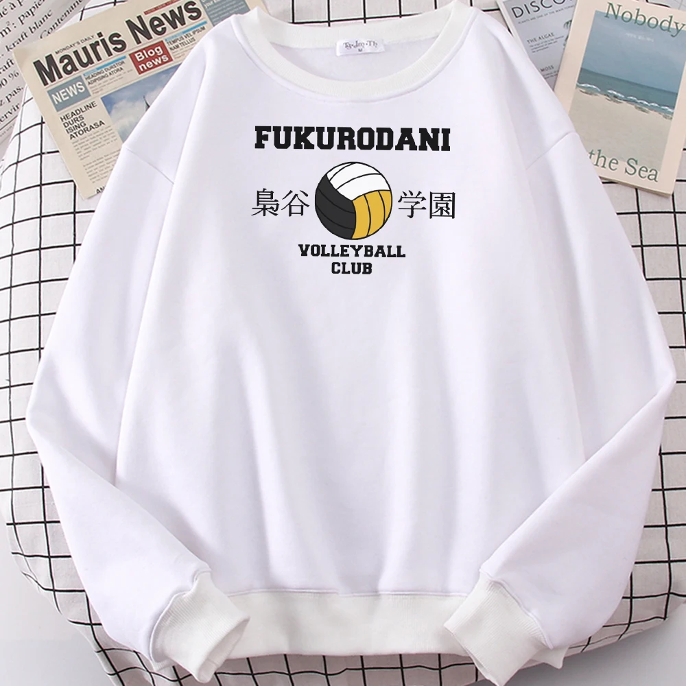 

Hot Sale Comfortable Casual Clothes Fukurodani Volleyball Club Haikyuu Print Men'S Hoodie Warm Brand Male Hoodies Oversize Hoody