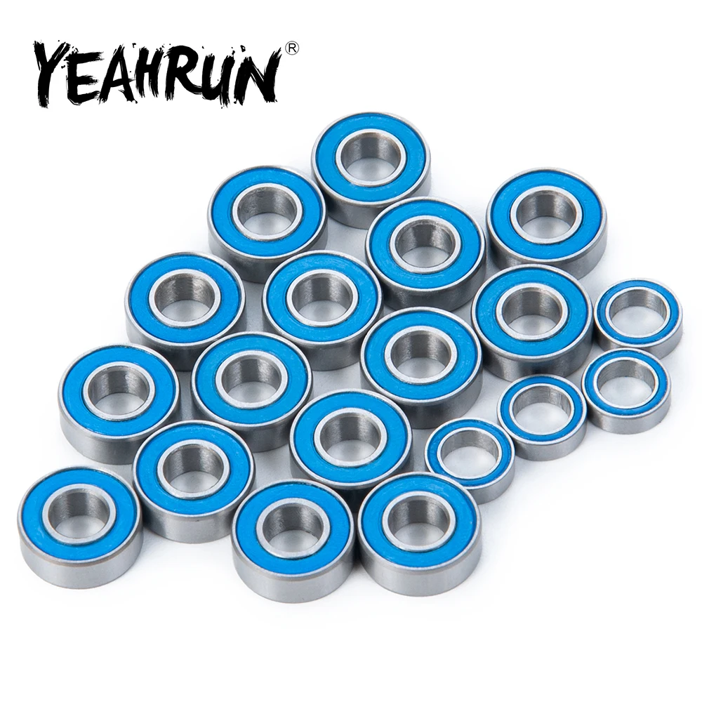 

YEAHRUN 19 шт. набор уплотненных подшипников ступицы колеса для Traxxas 1/10 RC Гусеничный автомобиль обновленные детали
