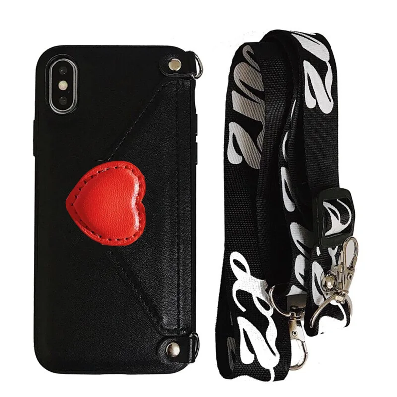 Модный ремешок через плечо кошелек чехол для телефона iPhone 11 XS MAX XR X 7 8 6 6S Plus