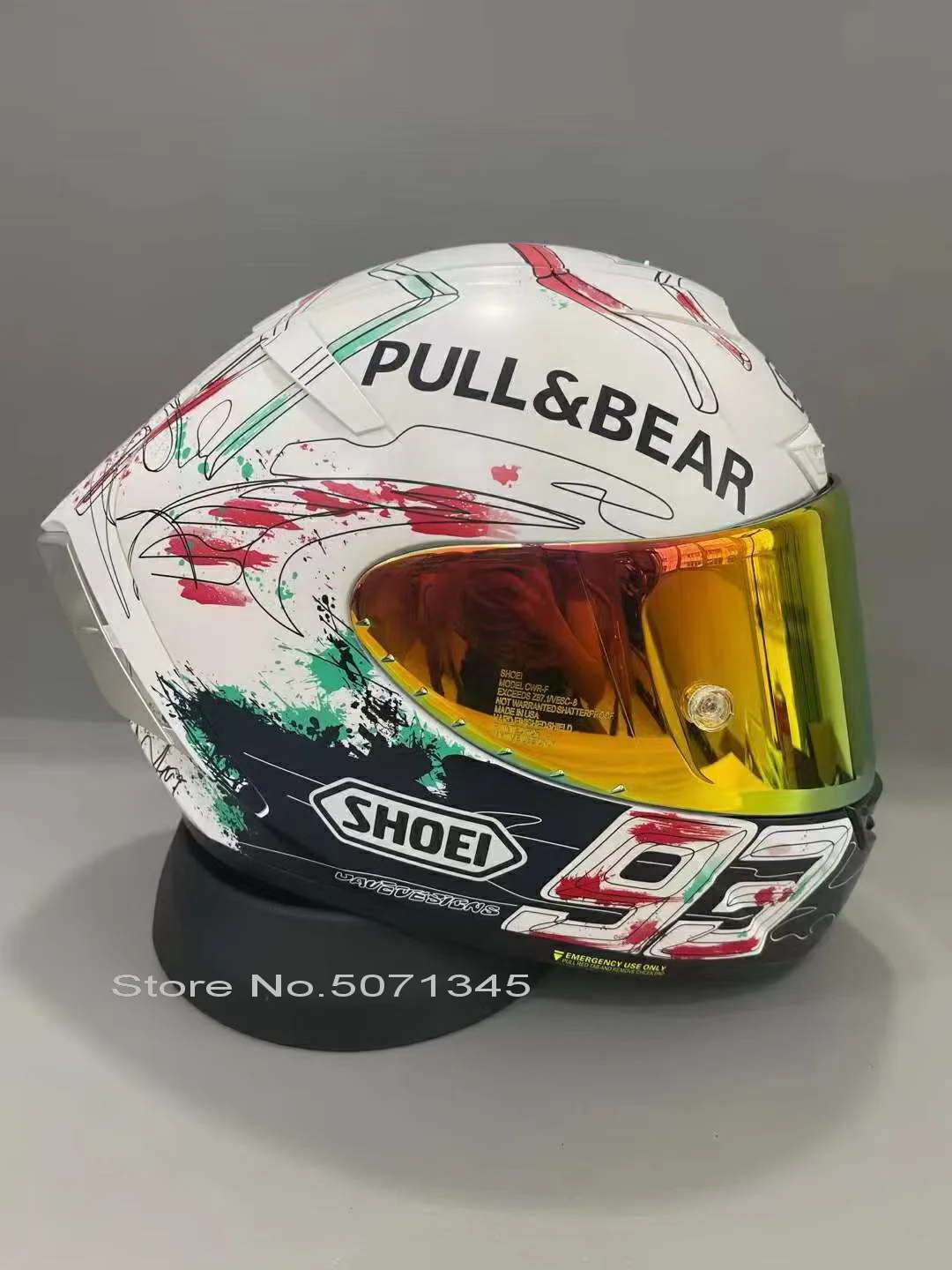 Мотоциклетный шлем X14 Marquez для езды на мотоцикле и велосипеде с рисунком |