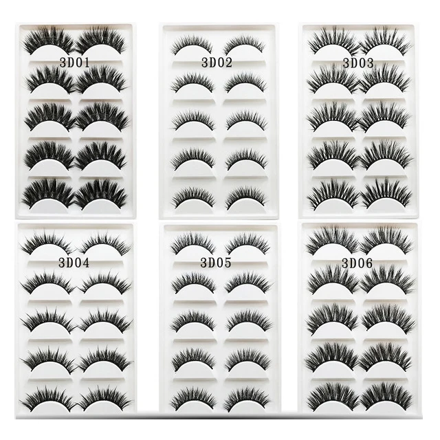 3d клей для наращивания ресниц Поддельные ресницы натуральные длинные толстые