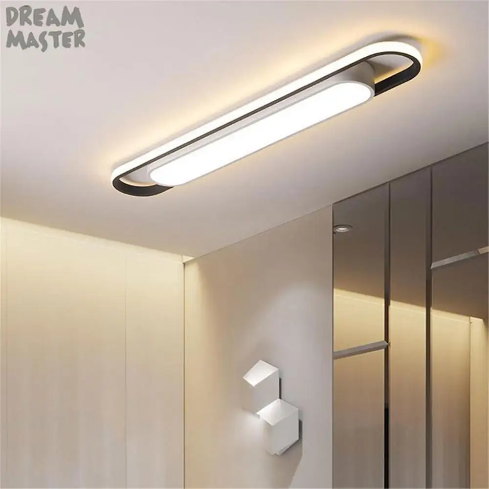 Современный длинный светодиодный потолочный светильник декоративный