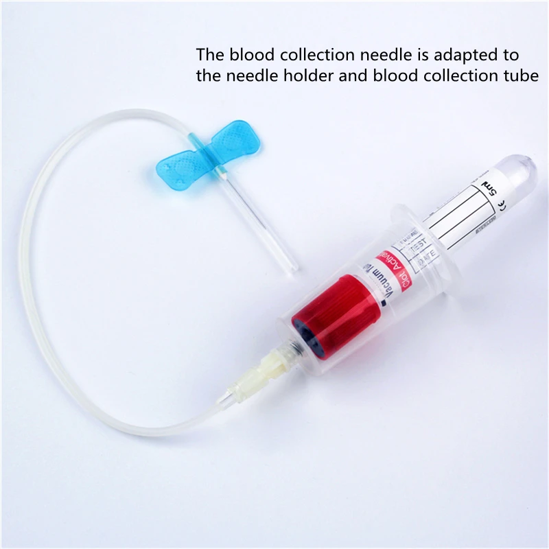 Одноразовая безопасная игла-бабочка медицинские стерильные иглы для отбора