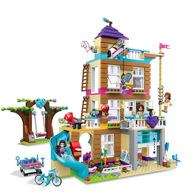 01063 Игрушки для девочек 868 шт. набор Дом дружбы совместимые с 41340 строительными