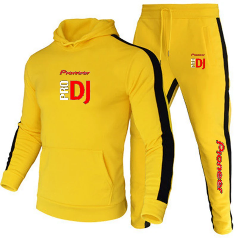 

Gym Spring Men's Music DJ Brand Hoodie Sports Suit 2021 Casual Sportswear Men's Sports Shirt Fleece Sportswear Autumn and Winter