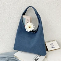 vintage denim bag women simple elegant hobos high capacity tote jeans bag casual shoulder bags luxury designer handbag versatile