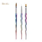 Набор из 3 предметов, лазерная ручка для нейл-арта, для спиральной живописи, УФ-гель для наращивания ногтей, набор для маникюра, инструменты для рисования