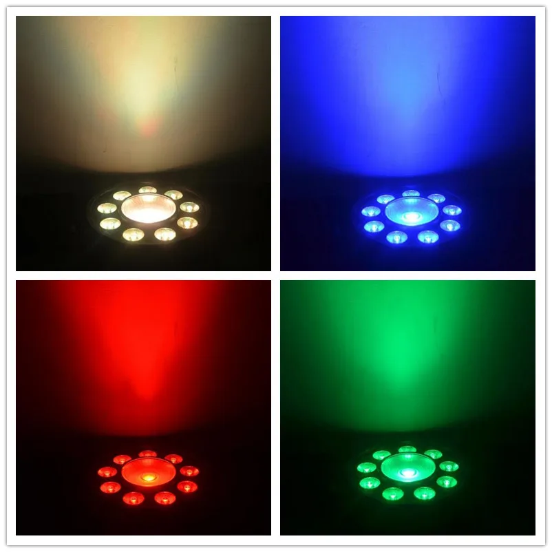 Светодиодный светильник Fat Par 9x10 Вт + 1x30 RGB 3 в 1 светодиодный сценический световая