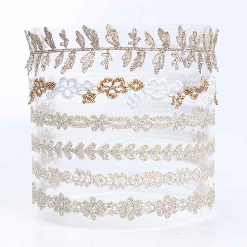 Повязка на голову детская кружевная с цветами 1 шт. | Детская одежда и обувь