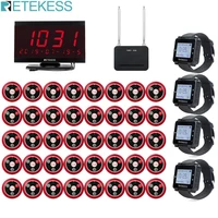 retekess wireless pager restaurant calling system receiver host 4 watch receiver signal amplifier 40 hookah call buttons