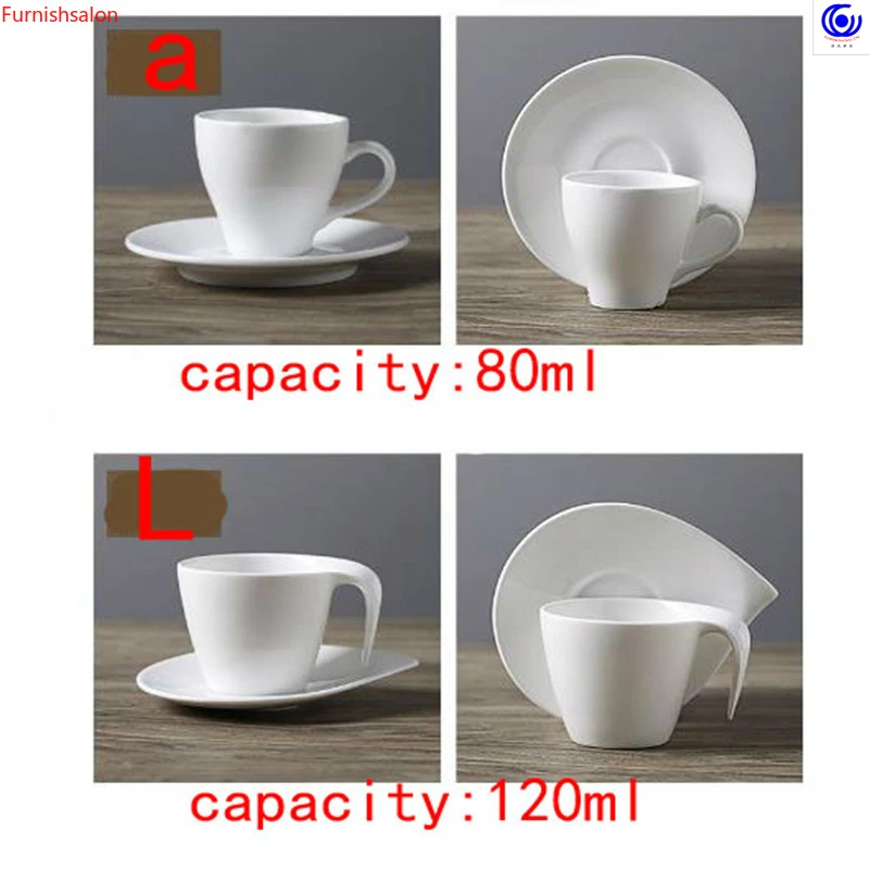Роскошные высококачественные кофейные чашки из чистой керамики стандартная