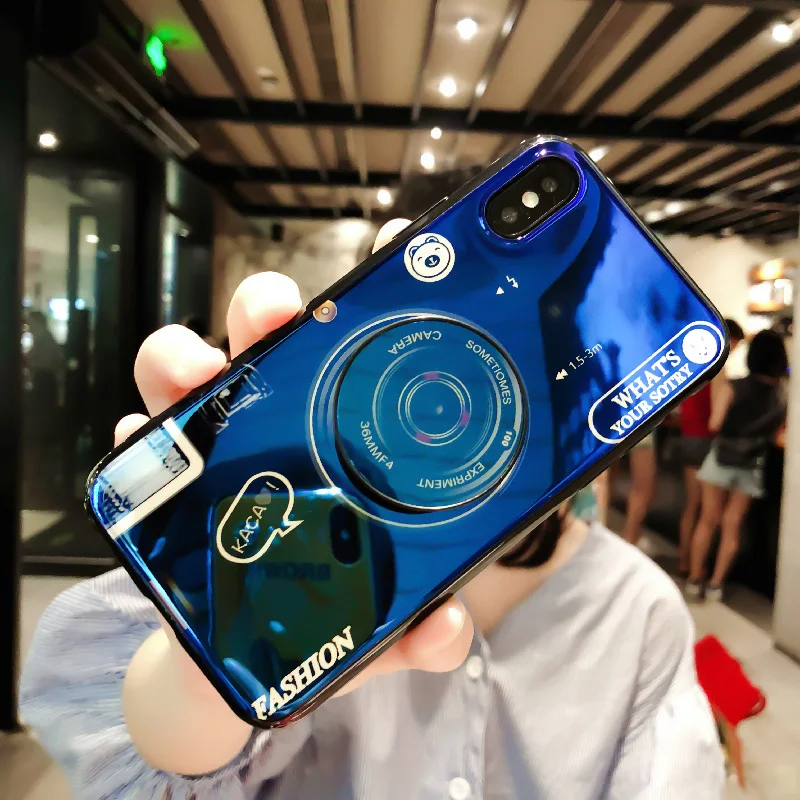 luxury phone holder case for xiaomi note 10 CC9 pro play max2 3 mix 2s 6 8 9 se 8lite pocophone f1 camera stand silicone cover |