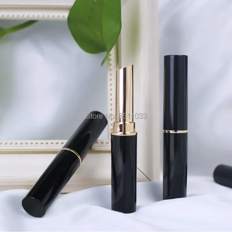 7 1 мм бальзам для губ тюбик мини черная косая тонкая косметическая упаковка