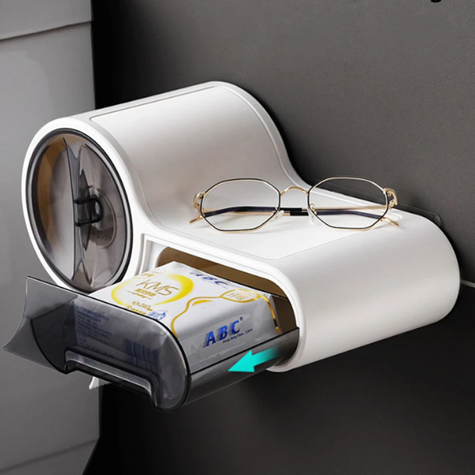 Креативный тканевый ящик настенный туалет Бумага держатель Водонепроницаемый