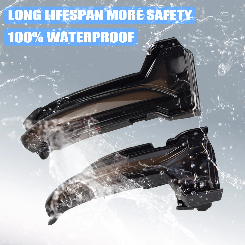 

New For Ford Focus Mk4 Ab Bj 2019-2020 Rearview Mirror Streamer Lights LED Side Wing Dynamic Turn Signal Light Blinker Indicator