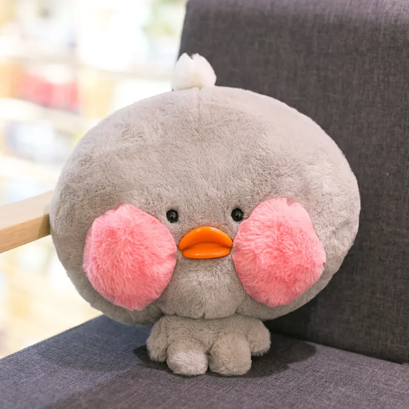 grey pillow 3в1 Корея смешная Гиалуроновая кислота утка теплая подушка с отверстиями для рук с одеялом Мягкая кукла супер мягкая игрушка милый розовый желтый утка сладкий подарок - Цвет: grey pillow