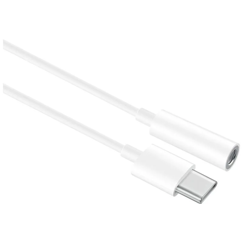 Кабель для наушников с разъемом типа C 3,5 USB C до 3,5 мм адаптер для наушников AUX для huawei P10 P20 pro для Xiaomi Mi 6 8 аудиокабель
