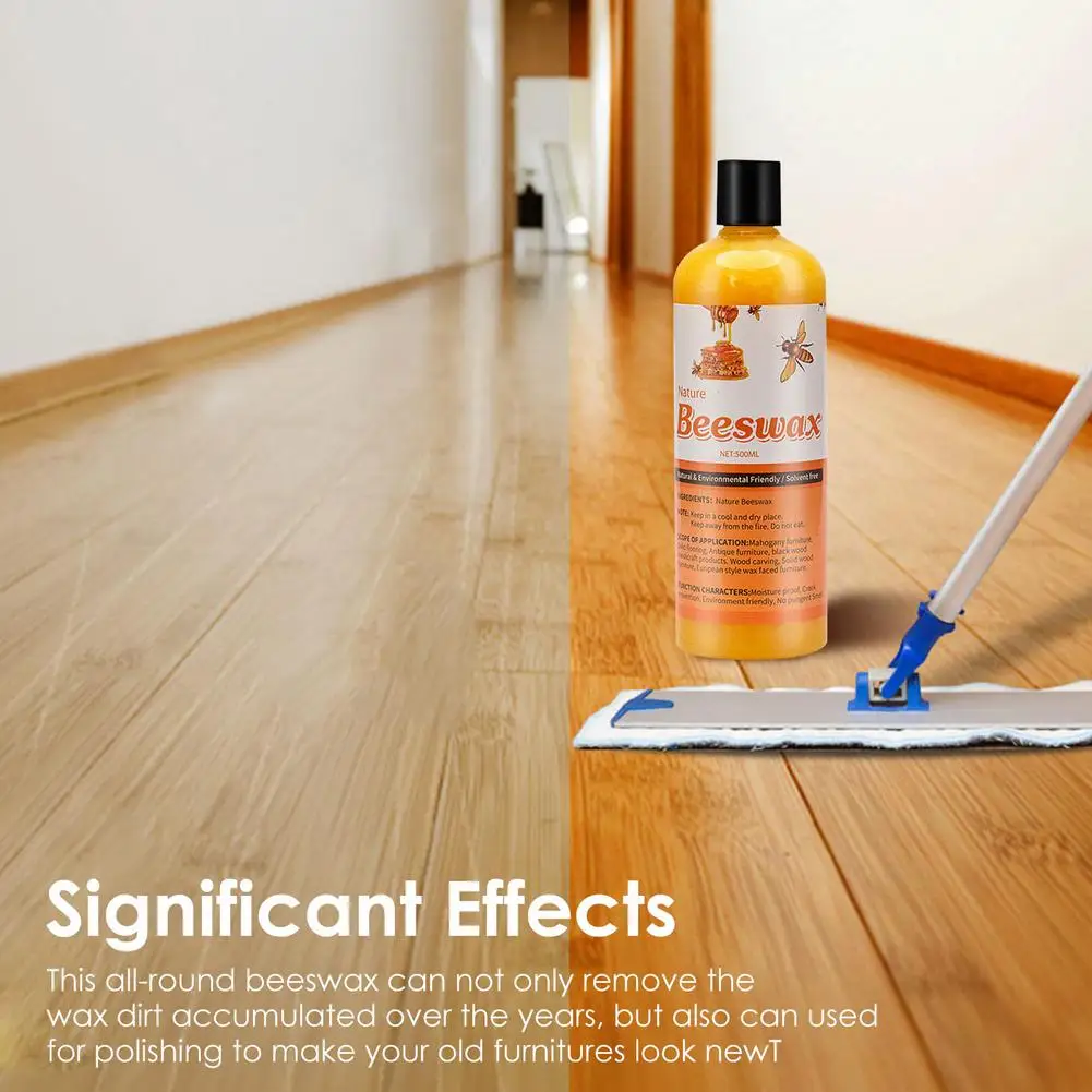 

500ml Beeswax Furniture Polish, Wood Seasoning Beewax Furniture Care Beeswax Natural Protection Beeswax Polishing Agent