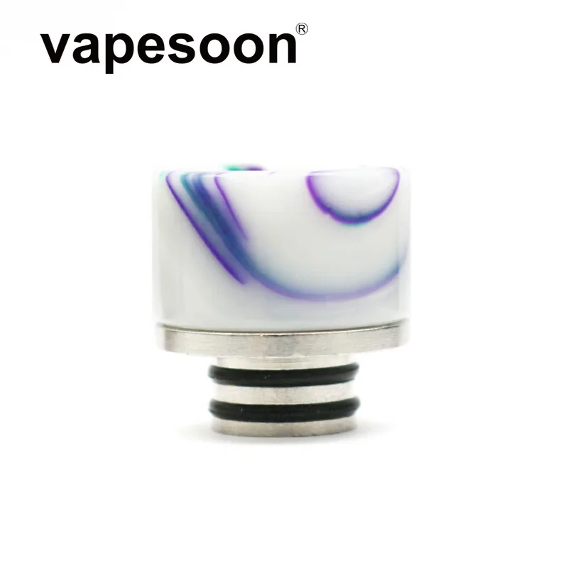 

20pcs 510 Wide Bore Cobra Metal Resin Drip Tip for Gas Mods Cyber RTA/HellVape MD RTA/Taifun GT4 GT IV/GT3 GT III/OBS Crius 2 II