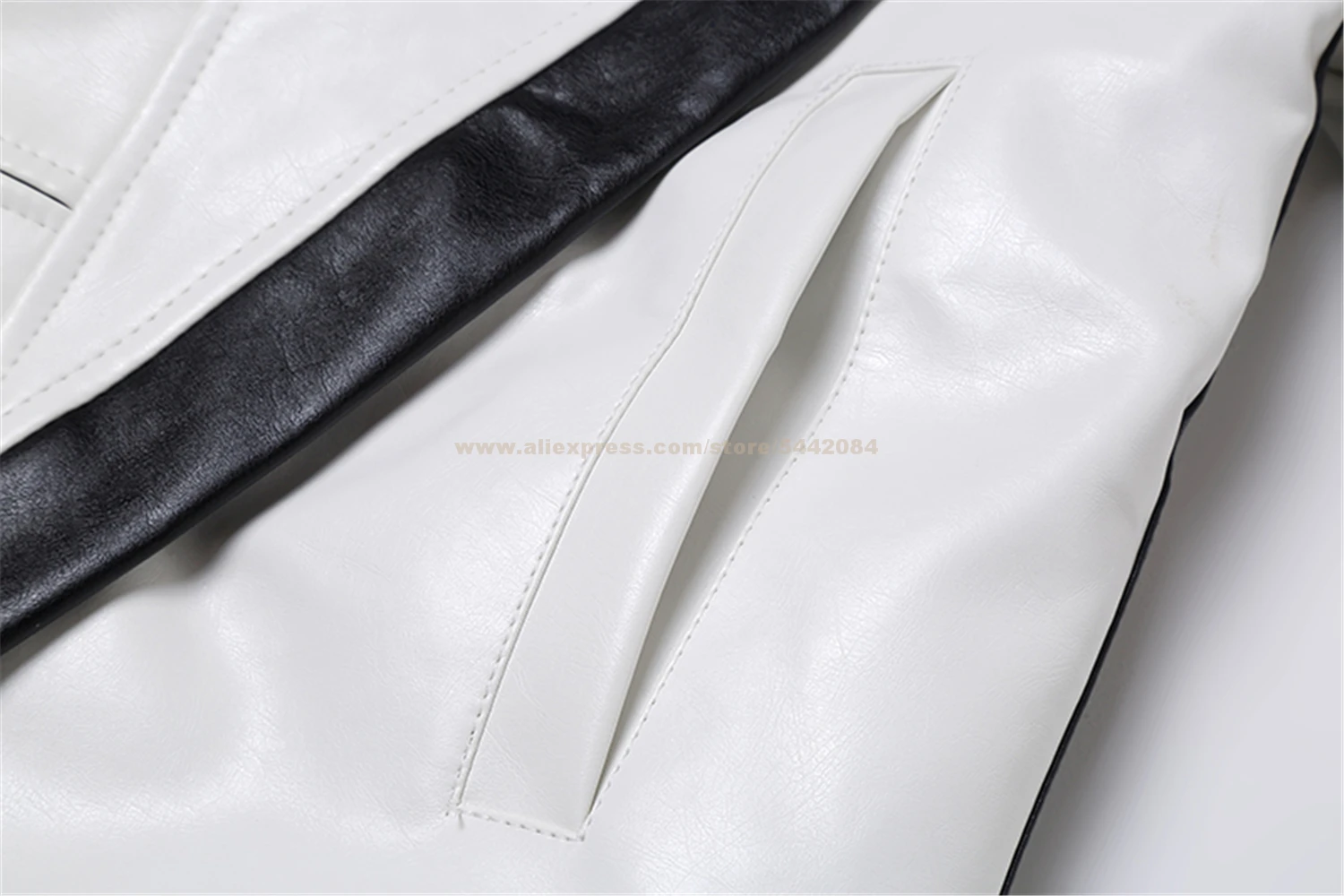 MJ Майкл Джексон пальто триллер белая кожаная куртка в стиле ретро коллекция MTV