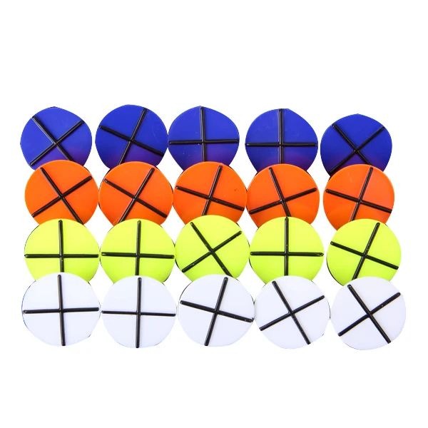 Lot 20PCS PLASTIC ROUND MIXED COLOR GOLF BALL MARKERS GOLFER TRAINING AIDS New | Спорт и развлечения