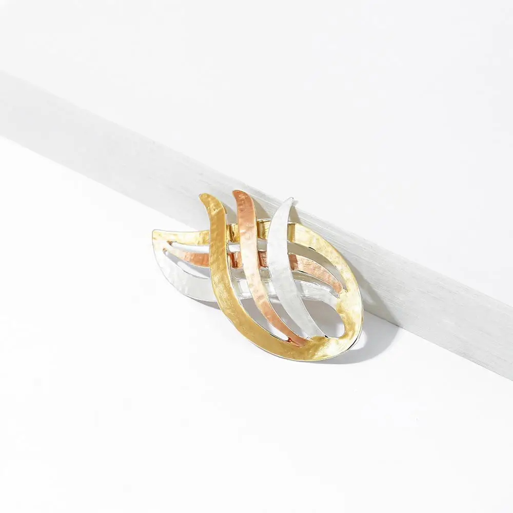 Cring Coco 2020 Новое поступление изысканная эмалированная брошь в форме листа Женская