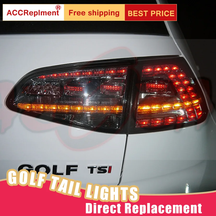 Новый светодиодный фонарь светильник s в сборе для VW Golf 7 2014-2018 задний стоп-сигнал