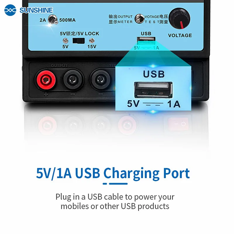 Регулируемый регулятор напряжения постоянного тока с портом USB цифровой дисплей