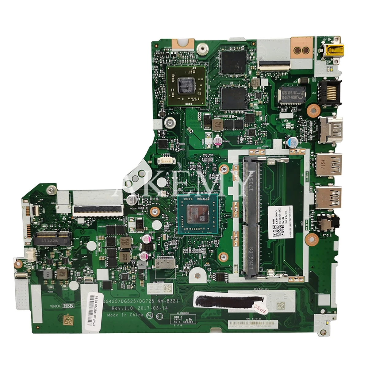 NM B321 материнская плата для For Lenovo 320 15ACL 15AST DG425 DG525 DG725 тест ОК оригинальная Рабочая
