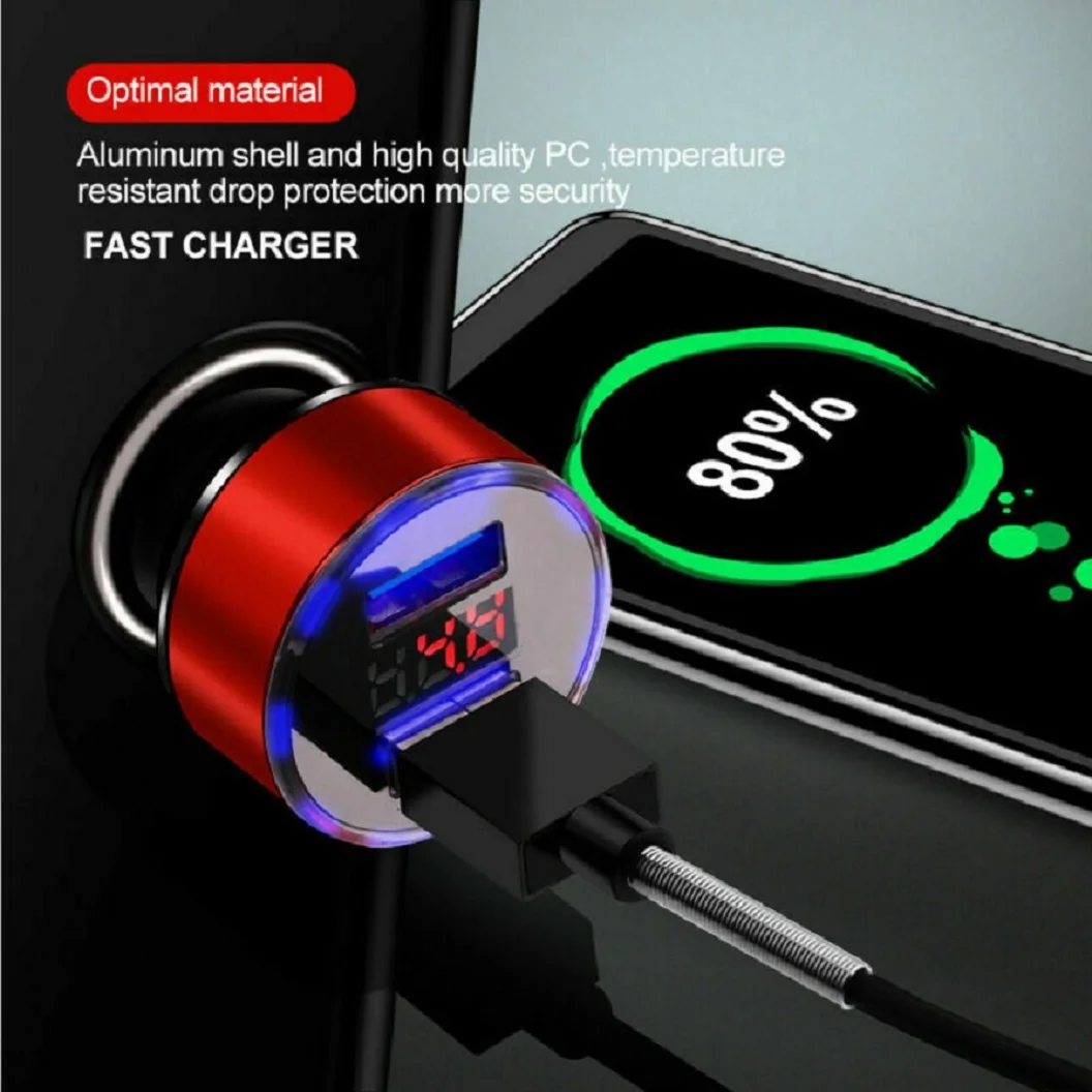 Автомобильное зарядное устройство с 2-мя USB-портами 3 1 А |