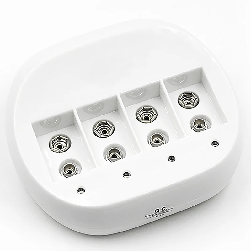 4 слота 9 V 6F22 Перезаряжаемые Батарея Зарядное устройство Mini Dual игрушка для 9В