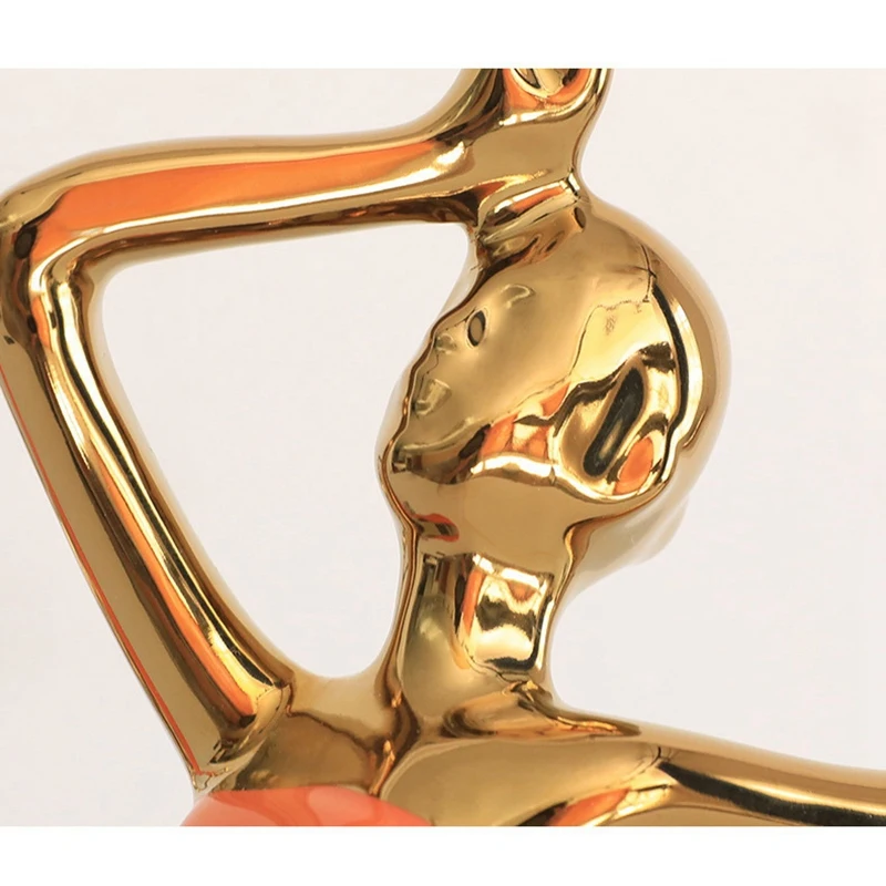 

Home Decoration Accessories Dancer Figurines Peacock Art Ornament Statue Ceramics Sculpture Model