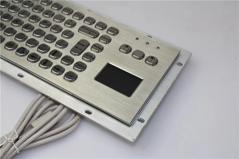 Нержавеющая сталь металлический промышленный интегрированный тачпад