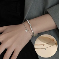 jewelry beads women lucky adjustable bracelet bangle 925 silver