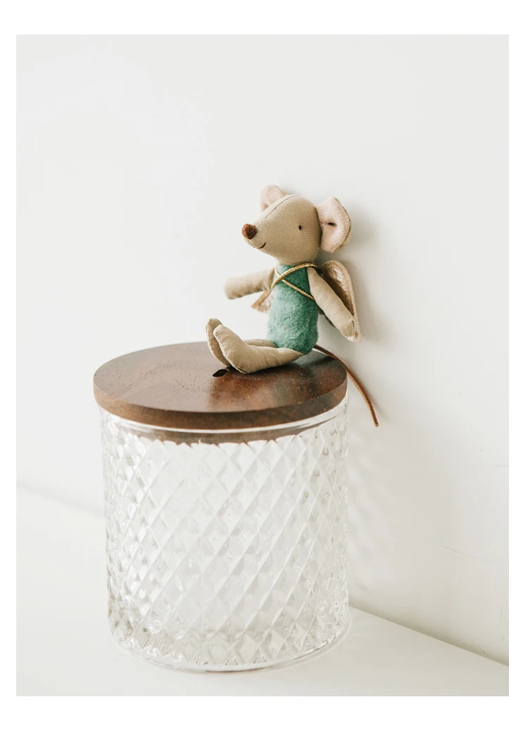 Мини-мышь 10 см ручная работа милая маленькая мышь тканевая игрушка мягкая