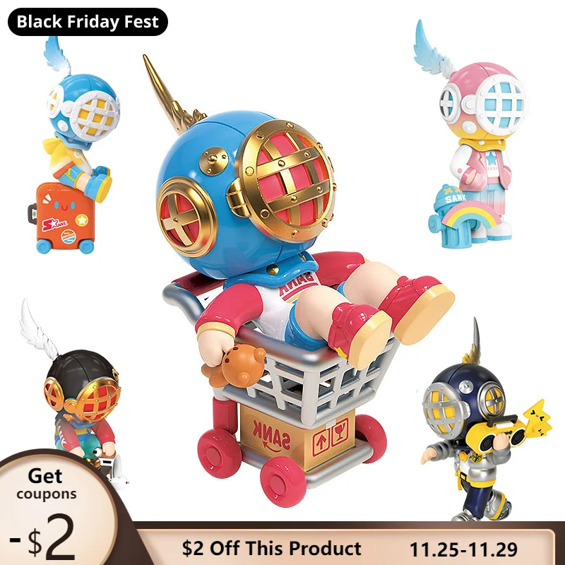 

SANK ROAD Journey Series Secret Mystery Surprise Blind Box Bag Cartoon Cute Doll Home Decoration Collectible Gift Girl Toy POP