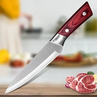 7inch professional chef knife stainless steel boning knife meat cleaver butcher knife vegetables slicing kitchen knife