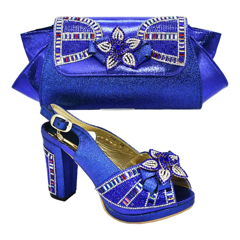 Новые итальянские вечерние женские туфли в африканском стиле Свадебный комплект