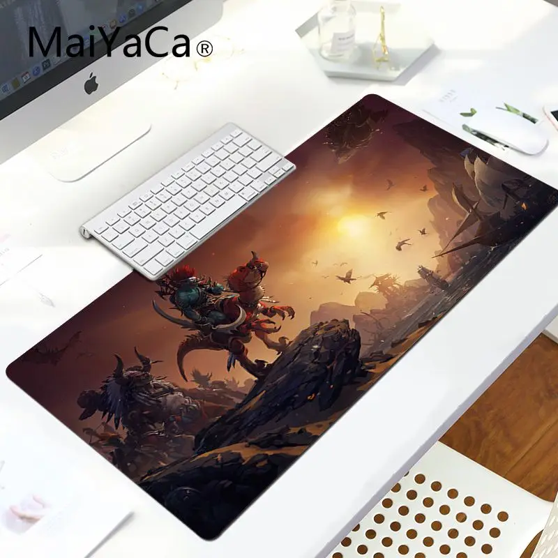 LockEdge 30x80cm MaiYaCa крутой игровой мир WarCraft высокоскоростной коврик для мыши для ноутбука игровой коврик для мыши - Цвет: LockEdge 30x80cm
